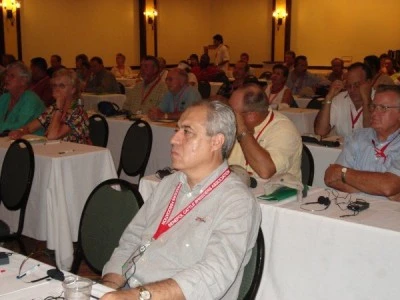 Jairo em convenção internacional do Senepol no berço da raça, em Saint Croix.